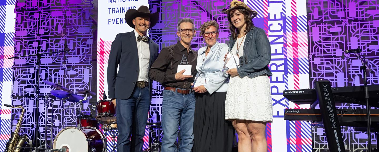 CEO Lee Raffey stands with Dr. Tom Wilk, Katrin Duran, and Dr. Andrea Lasby. Not pictured: Dr. Suraj Sharma